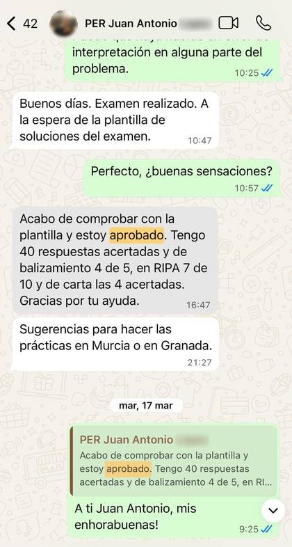 Alumno de PER aprueba con 40 respuestas acertadas